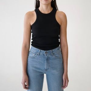 Djerf Avenue Black Everyday Tank size S